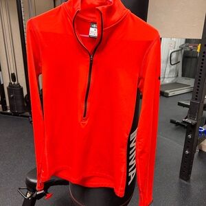 Nike Red Half-Zip Sweatshirt